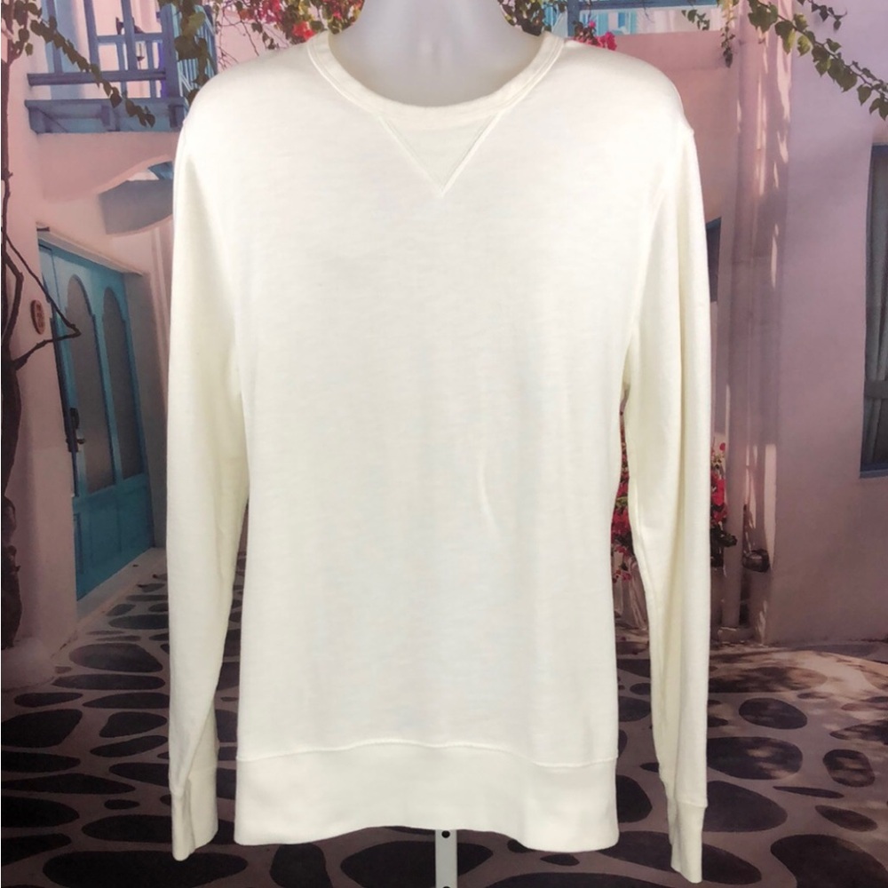 J. Crew White Sweatshirt
